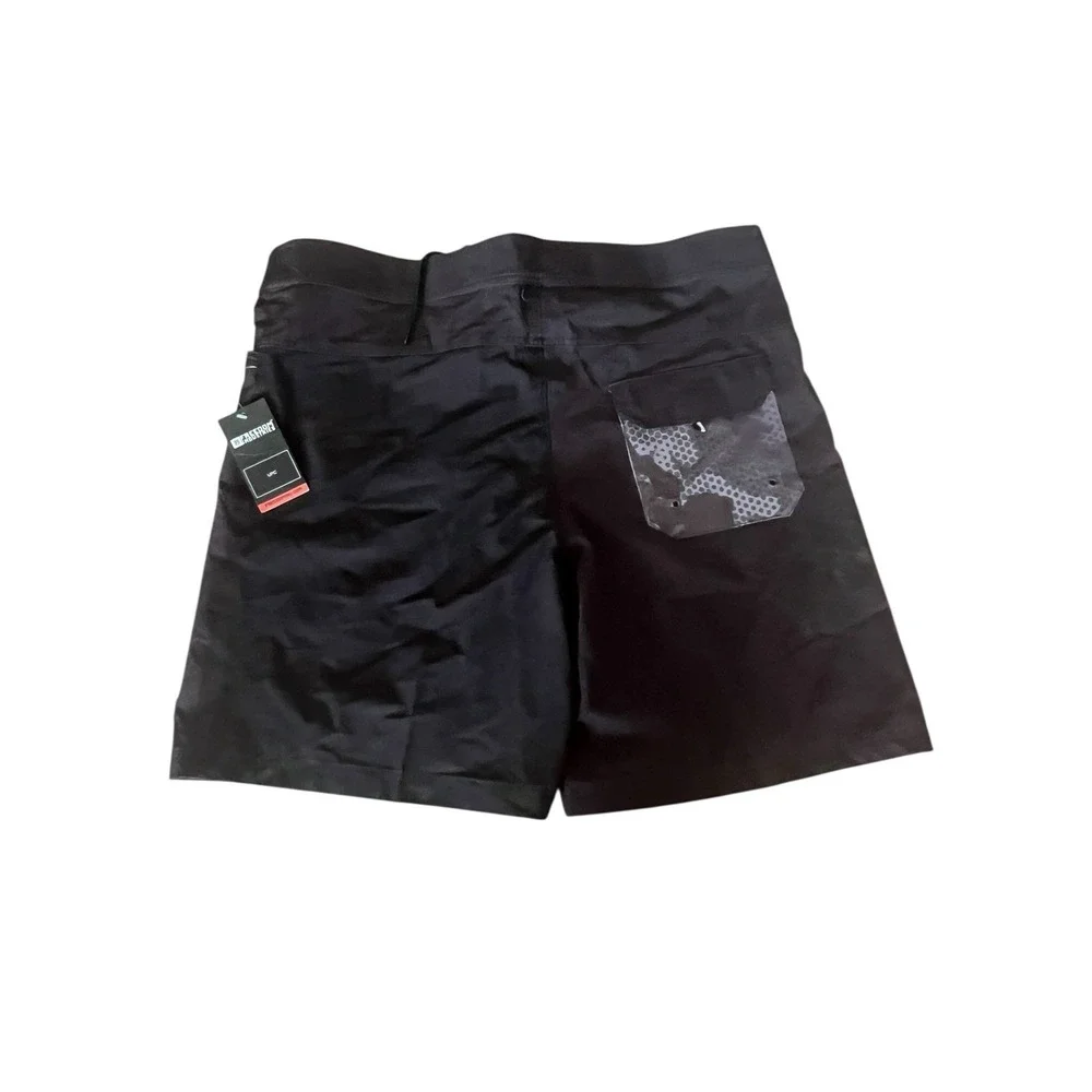 Freedom Industries Board Shorts‎ 3XL Black Gray USA Flag Camo Performance Trunks